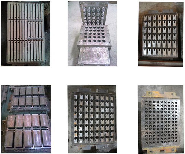墊塊磚機模具類型